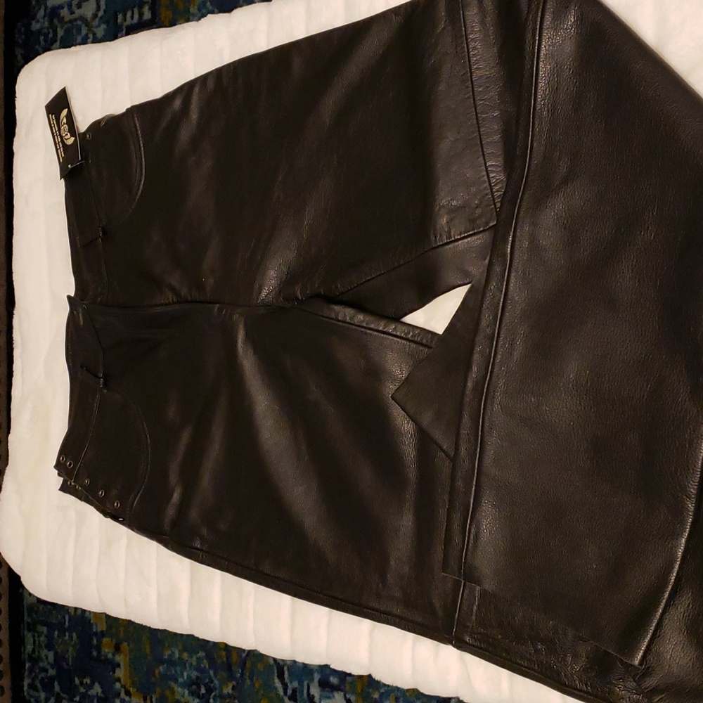 Women's leather pants
